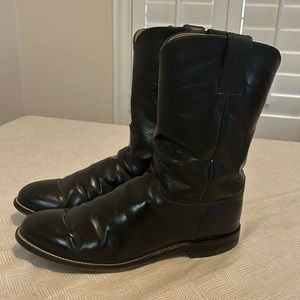 JUSTIN JACKSON BLACK BOOTS for men’s.
